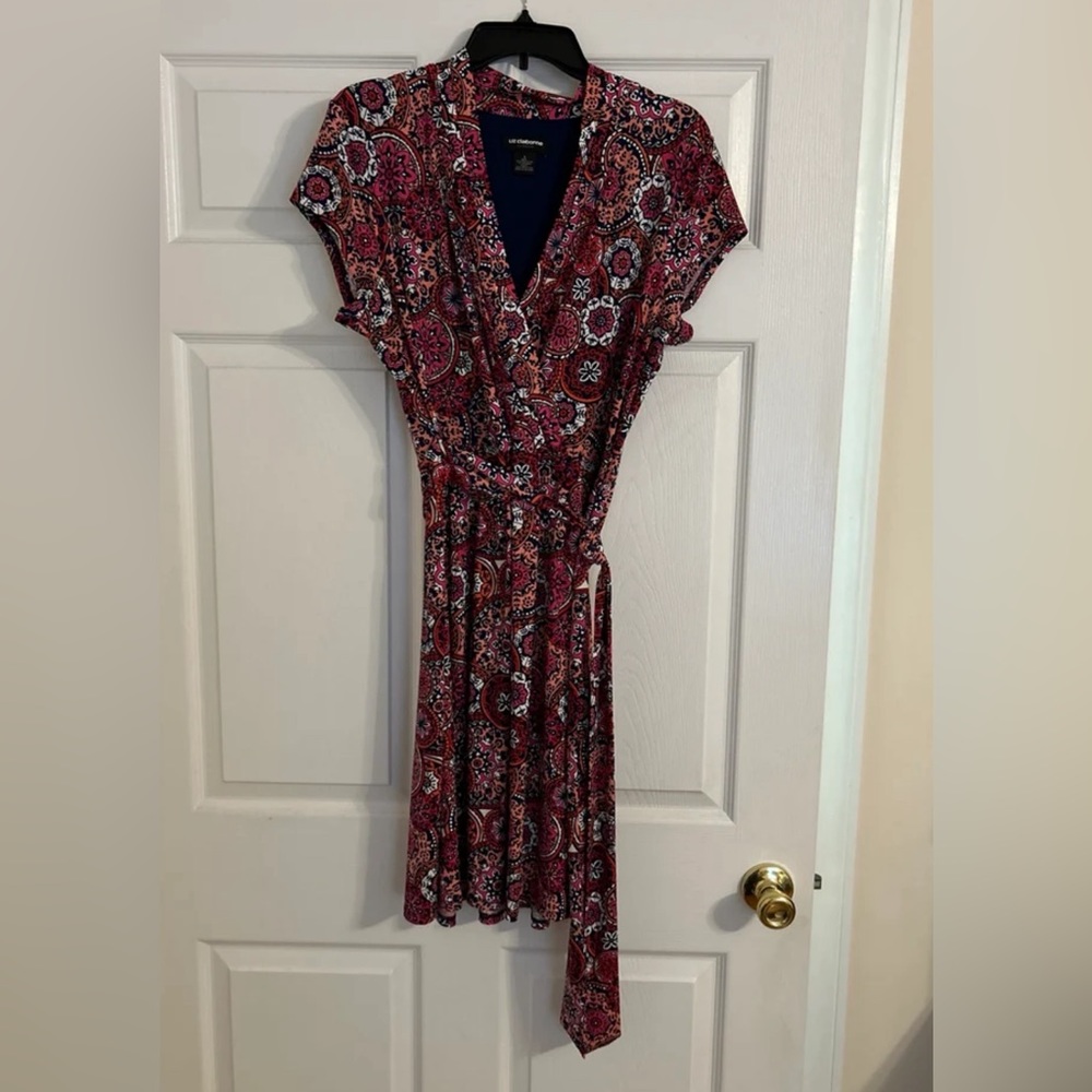 Liz Claiborne wrap dress size large